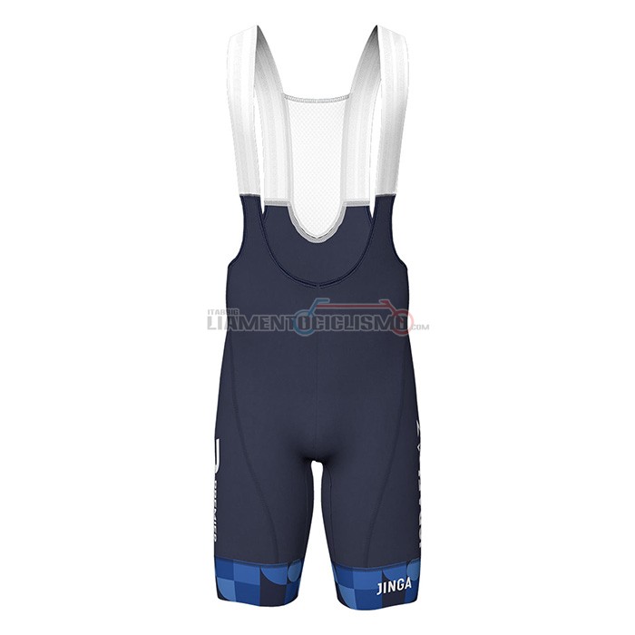 Abbigliamento Ciclismo Israel Cycling Academy Manica Corta 2022 Blu Bianco